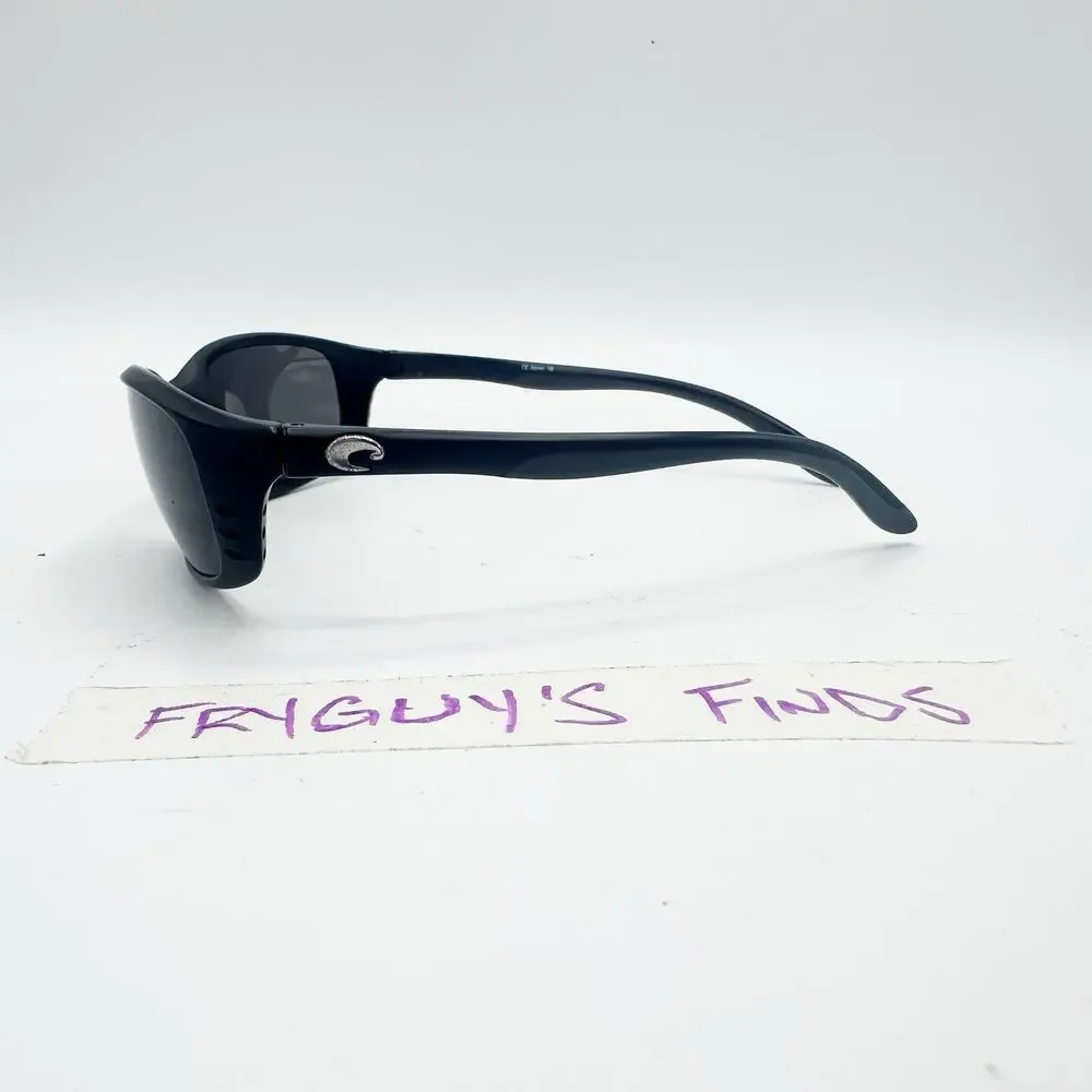 Costa Del Mar BRINE BR11 Polarized Sunglasses Black Frame Gray Lenses w/ Case
